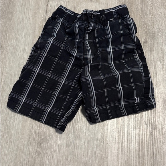 Black and White Plaid Shorts - Picture 1 of 1